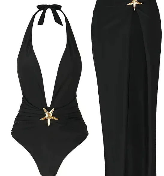 Elegant Summer Halter Dress